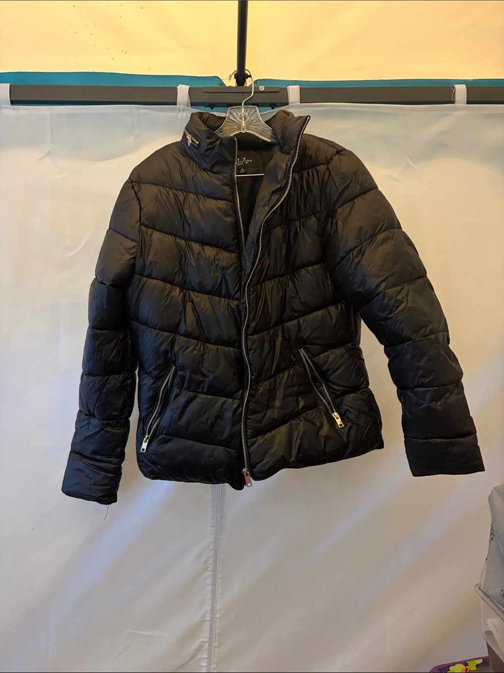 Women's Black Quilted Puffer Jacket - Classic Lightweight Coat